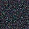 Miyuki 11 Round Seed Bead, 11-455D, Metallic Dark Variegated Iris, 13 grams